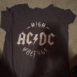 AC/DC High Voltage Kids Tee - Dark Gray